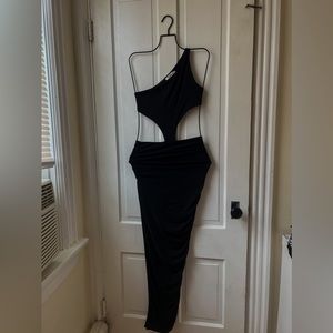 UNWORN TIGER MIST cut out slit dress.